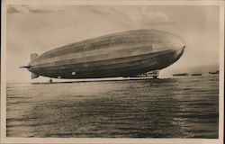 Graf Zeppelin on Lake Constance Postcard