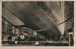 Christening of the LZ 130 Graf Zeppelin Postcard