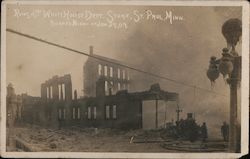 Ruins of the White House Dept. Store Postcard