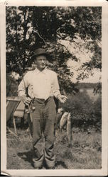 Photograph of a Fisherman Fishing Original Photograph Original Photograph Original Photograph