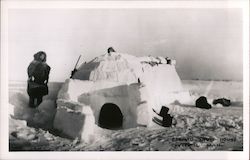 Eskimo Snow House Churchill, MB Canada Manitoba Postcard Postcard Postcard