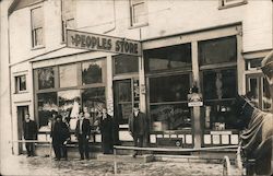 The Peoples Store, Groceries, Dry Good and Shoes Postcard