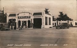 Slate's Sinclair Service Monroe City, MO Postcard Postcard Postcard