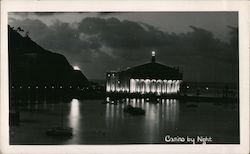 Casino by Night Postcard