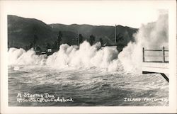Crashing Waves on Santa Catalina Island Postcard