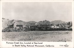 Furnace Creek Inn, Located at Sea-Level in Death Valley National Monument Postcard