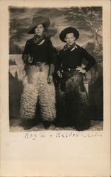 Two Cowboys, Wooly Chaps Postcard