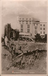 Thierry's Imperial Hotel, Tenby Postcard