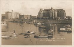 Empress Hotel, Union Club & Belmont Block Postcard