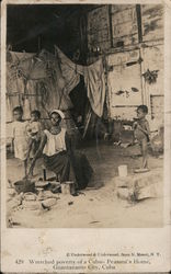 The Poverty of a Cuban Peasant's Home Guantanamo City, Cuba Postcard Postcard Postcard