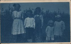 Charles Nord's Children Postcard