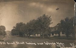 Grant Street looking West Wausa, NE B.B. Montgomery Postcard Postcard Postcard
