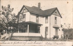 The Home of Ada Davis Postcard