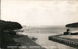 Rockport Harbor Maine Postcard Postcard Postcard