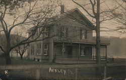 House Along Conewango Creek Akeley, PA Postcard Postcard Postcard