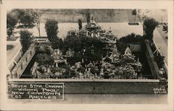 Seven Star Cavern, Wishing Pool, New Chinatown Postcard