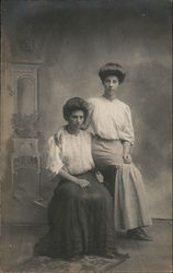 Two Gibson Girls Postcard