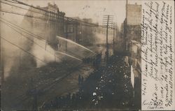 Stambaugh-Thompson Fire 1906 Postcard