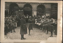 Soldiers, Military Band Original Photograph