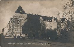 Central Park and Carl XIV Johan Statue Postcard