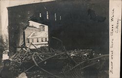Building Damaged from Boiler Explosion December 15, 1910 Postcard