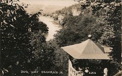 View of the Oneota from the Dugway Postcard