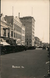 Street Scene Boone, IA Postcard Postcard Postcard