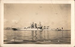 USS Mississippi (BB-41) Postcard