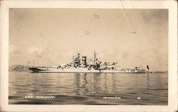 USS Mississippi (BB-41) Battleships Winstead Postcard Postcard Postcard