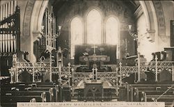 Interior of St. Mary Magdalene Church Napanee, ON Canada Ontario Postcard Postcard Postcard