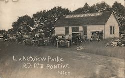 Lakeview Park Pontiac, MI Postcard Postcard Postcard