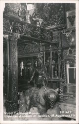 Wood Carvings Room, Lightner Museum of Hobbies Postcard