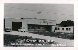 Kans. National Guard Funston Memorial Armory Postcard