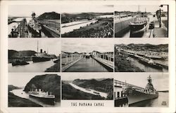 Views of the Panama Canal Foto Flatau Postcard Postcard Postcard