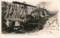 Mackie Clements Coal Mine Postcard