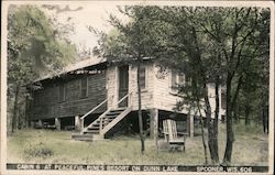 Cabin 6 at Peaceful Pines Resort on Dunn Lake Postcard