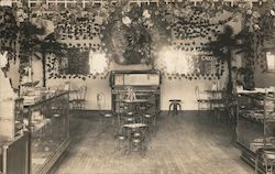 Ice Cream Parlor Interior Postcard