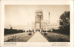 Main Entrance, Fountain Court - Home of Wurlitzer Postcard