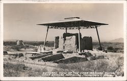 General View of the Casa Grande Ruins Casa Grande National Monument, AZ Postcard Postcard Postcard