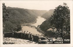 Hawks Nest State Park Ansted, WV Postcard Postcard Postcard