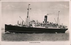 R.M.S. Scythia Postcard