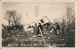 Cyclone at Great Bend 11-10-15 Postcard