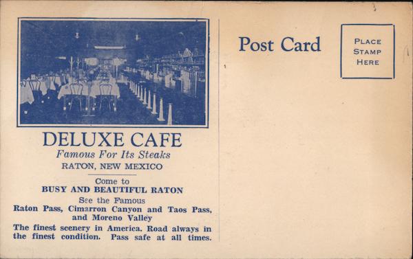 Deluxe Cafe Raton New Mexico