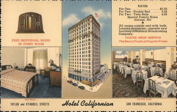 Hotel Califonian San Francisco California