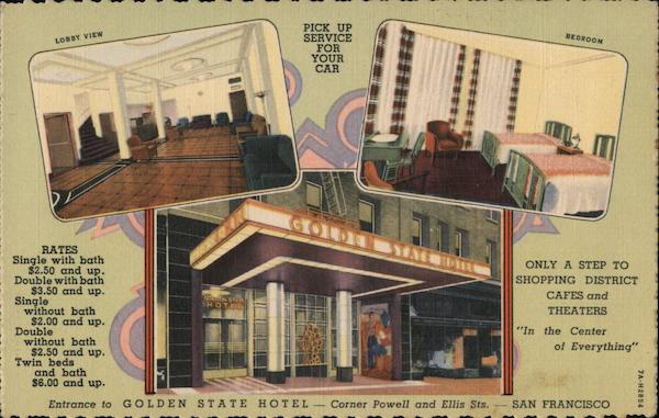 Golden State Hotel San Francisco California