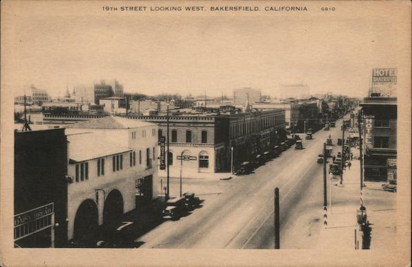 19th Street Looking West Bakersfield California