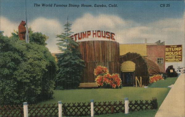 The World Famous Stump House Eureka California