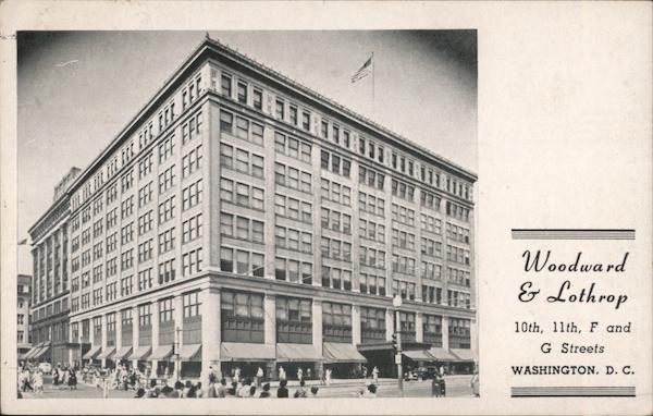 Woodward & Lothrop Washington District of Columbia