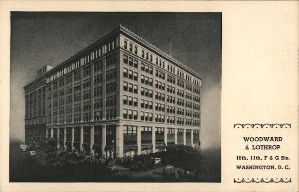 Woodward & Lothrop Washington District of Columbia