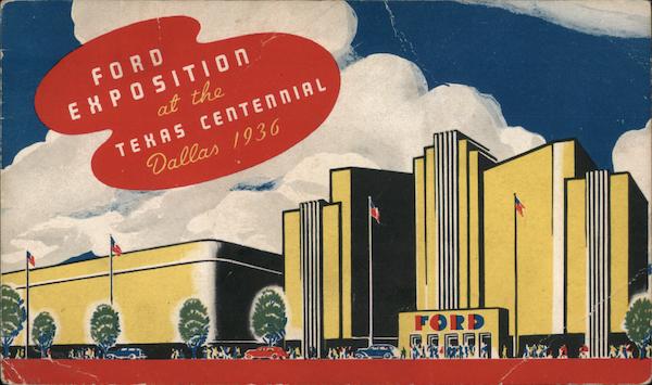 Ford Exposition at the Texas Centennial, 1936 Dallas